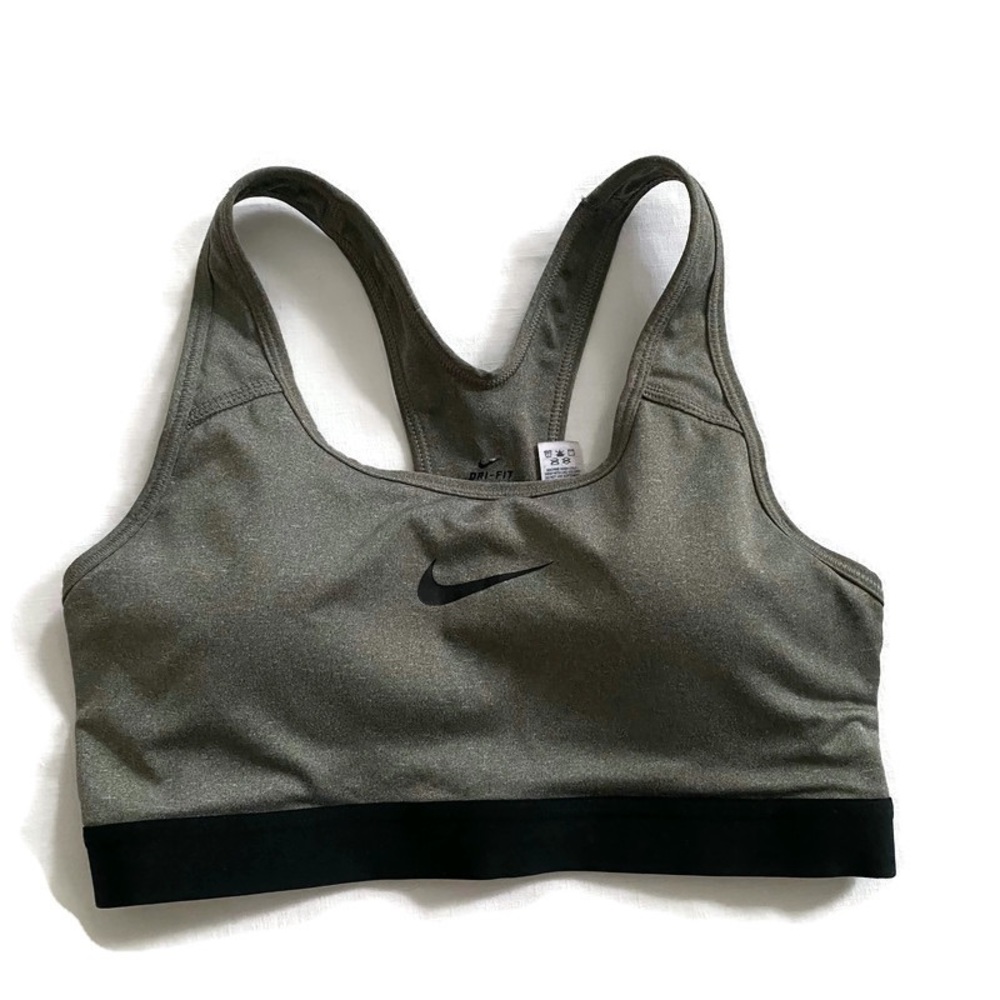 NIKE Grey Padded Sports Bra